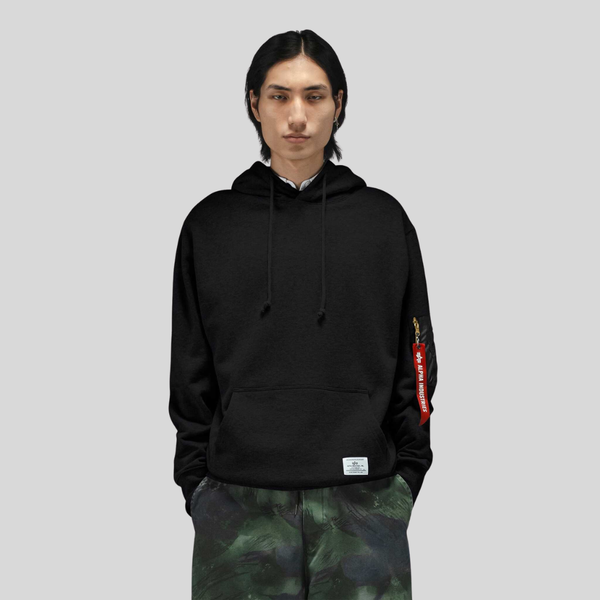 Толстовка Alpha Industries Utility Pocket Hoodie Black (Черный)