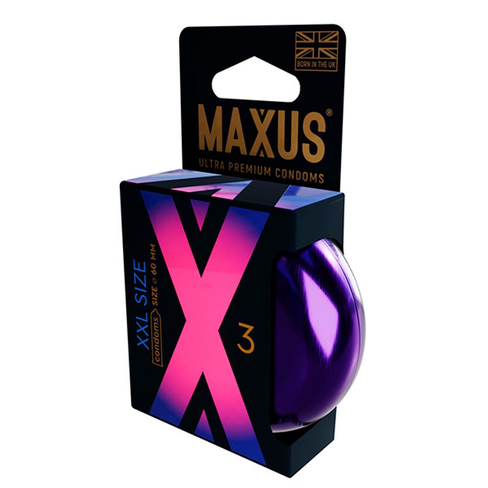 Презервативы увеличенного размера Maxus XXL 3шт