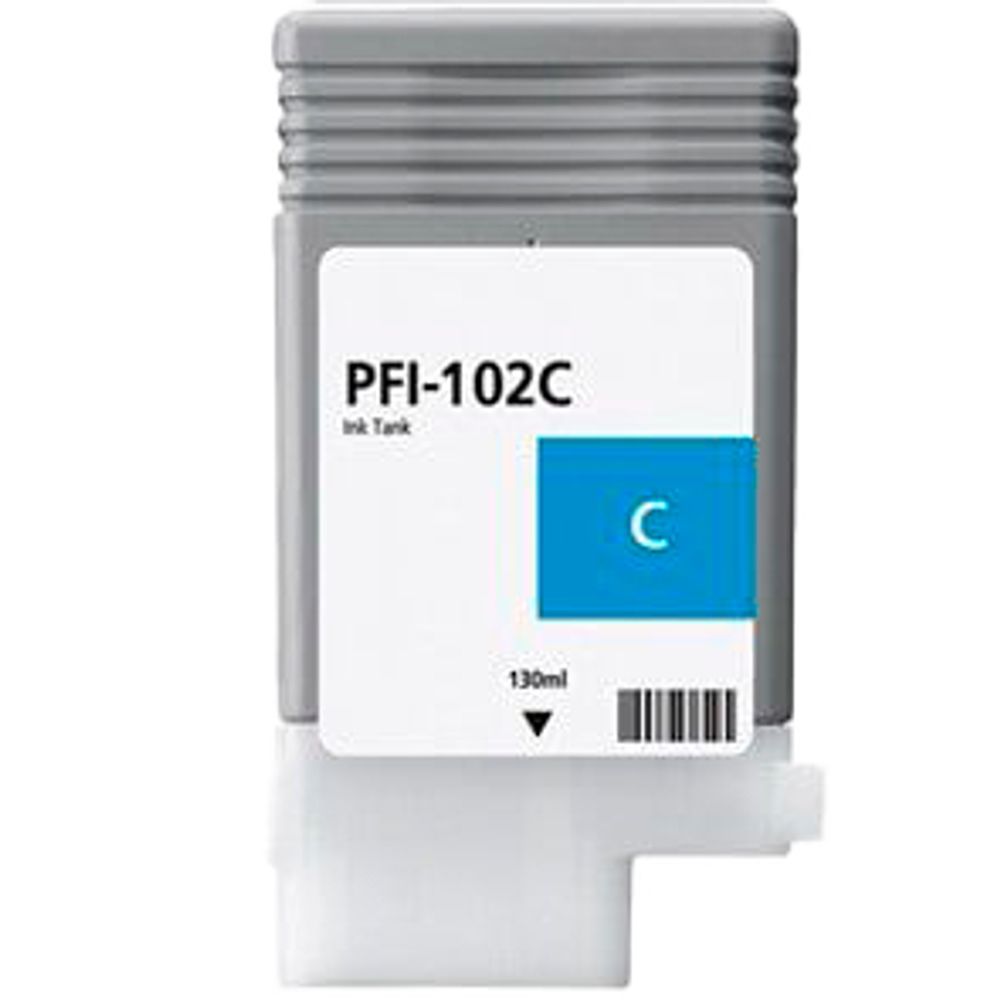 Картридж AQ, аналог Canon PFI-102C для imagePROGRAF-LP17/iPF500/iPF600/iPF700 Cyan