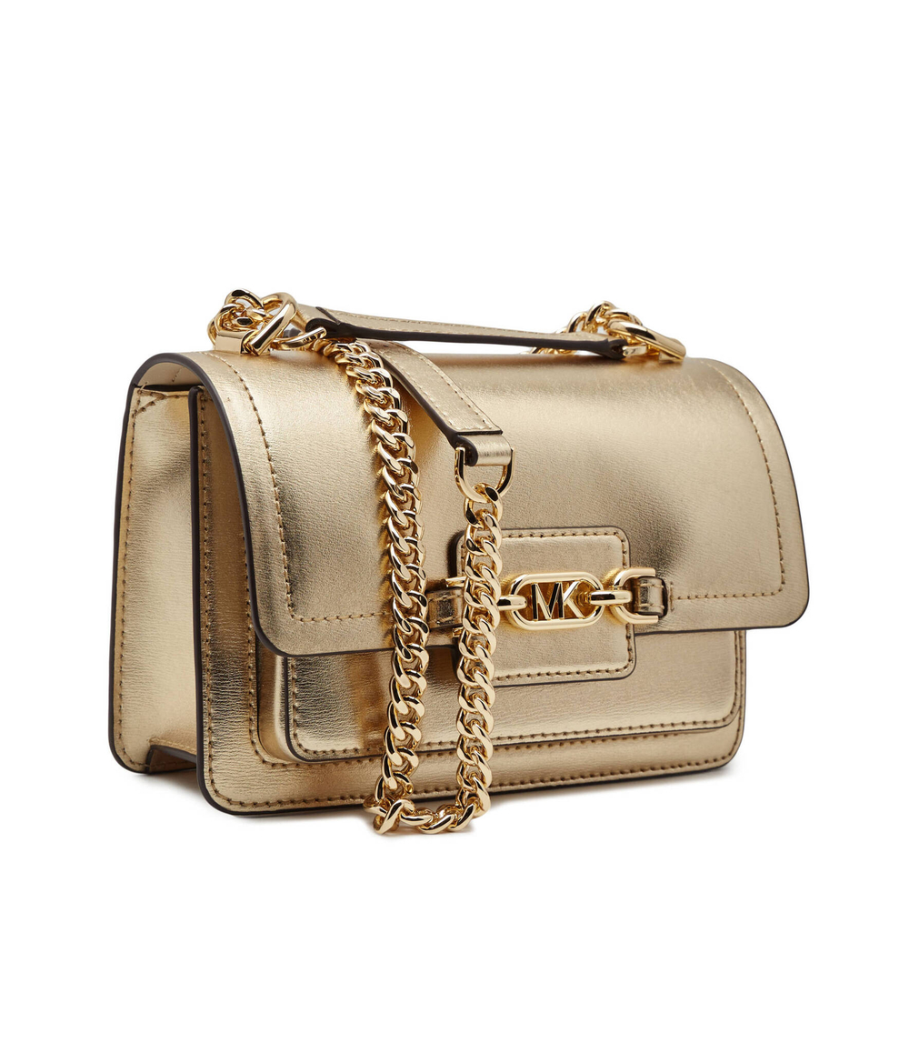 Кожаная сумка-мессенджер Michael Kors - золотой(32R3G7HC0L)