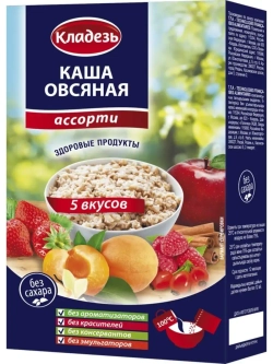 Диетическая овсяная каша-ассорти 215г * 3шт