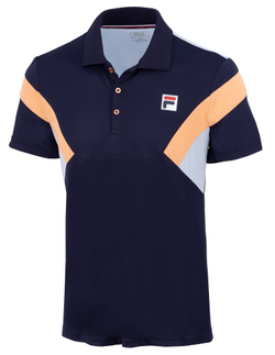 Мужское теннисное поло Fila Polo Adrian - navy