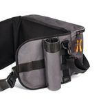 Сумка рыболовная поясная "СЛЕДОПЫТ" Fishing Belt Bag, 74х22х10 см, цв. серый, без коробок/5/