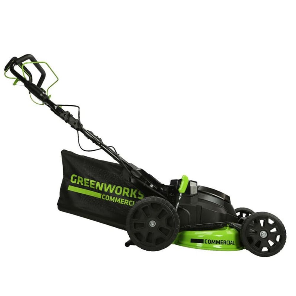 Аккумуляторная самоходная газонокосилка Greenworks GC82LM61S.2515607. TwinForce, 82v, 61 см, без АКБ и ЗУ