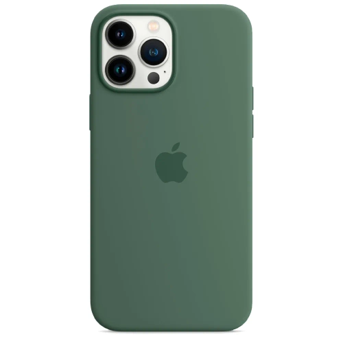 Силиконовый чехол с поддержкой MagSafe Apple Silicone Case для iPhone 13 Pro Max, Eucalyptus (Эвкалипт)