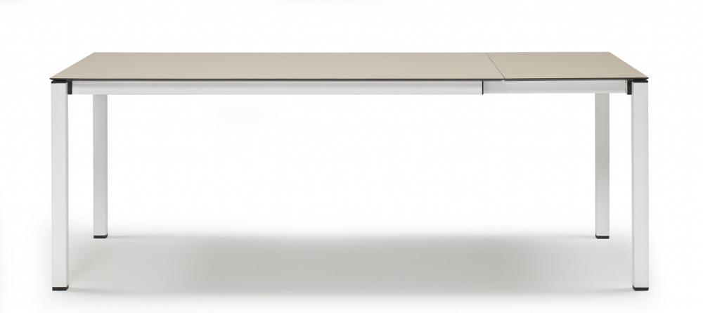 Стол ламинированный раздвижной Scab Design Pranzo Extendable, белый, тортора