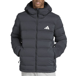 Мужская теннисная куртка Adidas Helionic Stretch Hooded Down - black