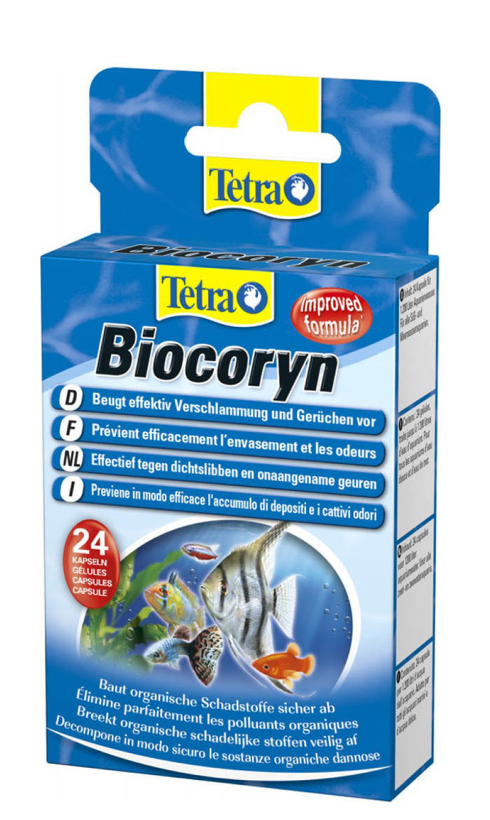 Tetra Aqua Biocoryn, кондиционер для разложения органики, 24 капсулы