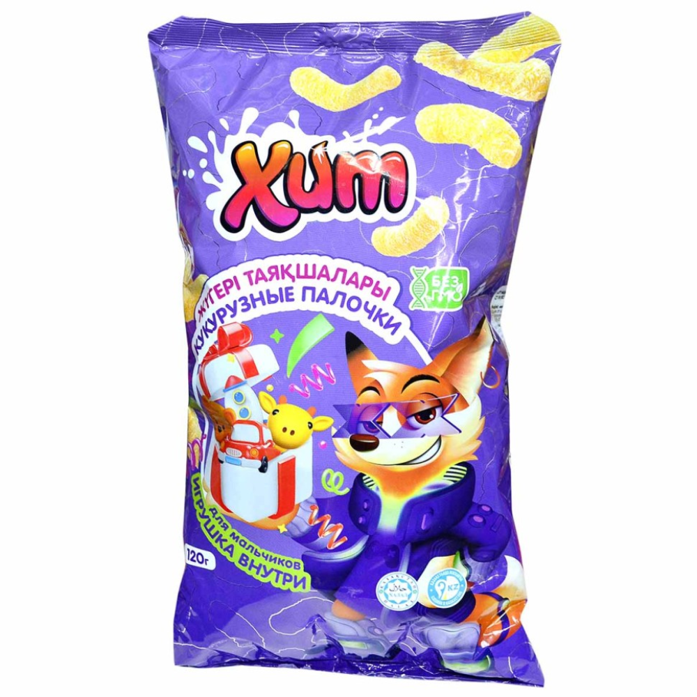 Кукурузные палочки для мальчика  ХИТ 120 гр