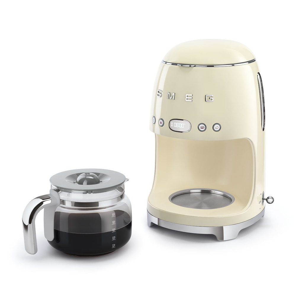 Кофеварка капельная Smeg Стиль 50-х годов кремовая