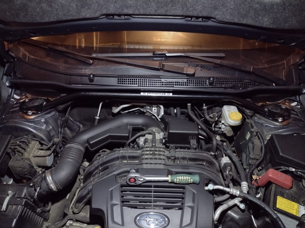 Распорка передних стоек (цельная) Subaru XV 2 (GT) АТМО (ПОД ЗАКАЗ)