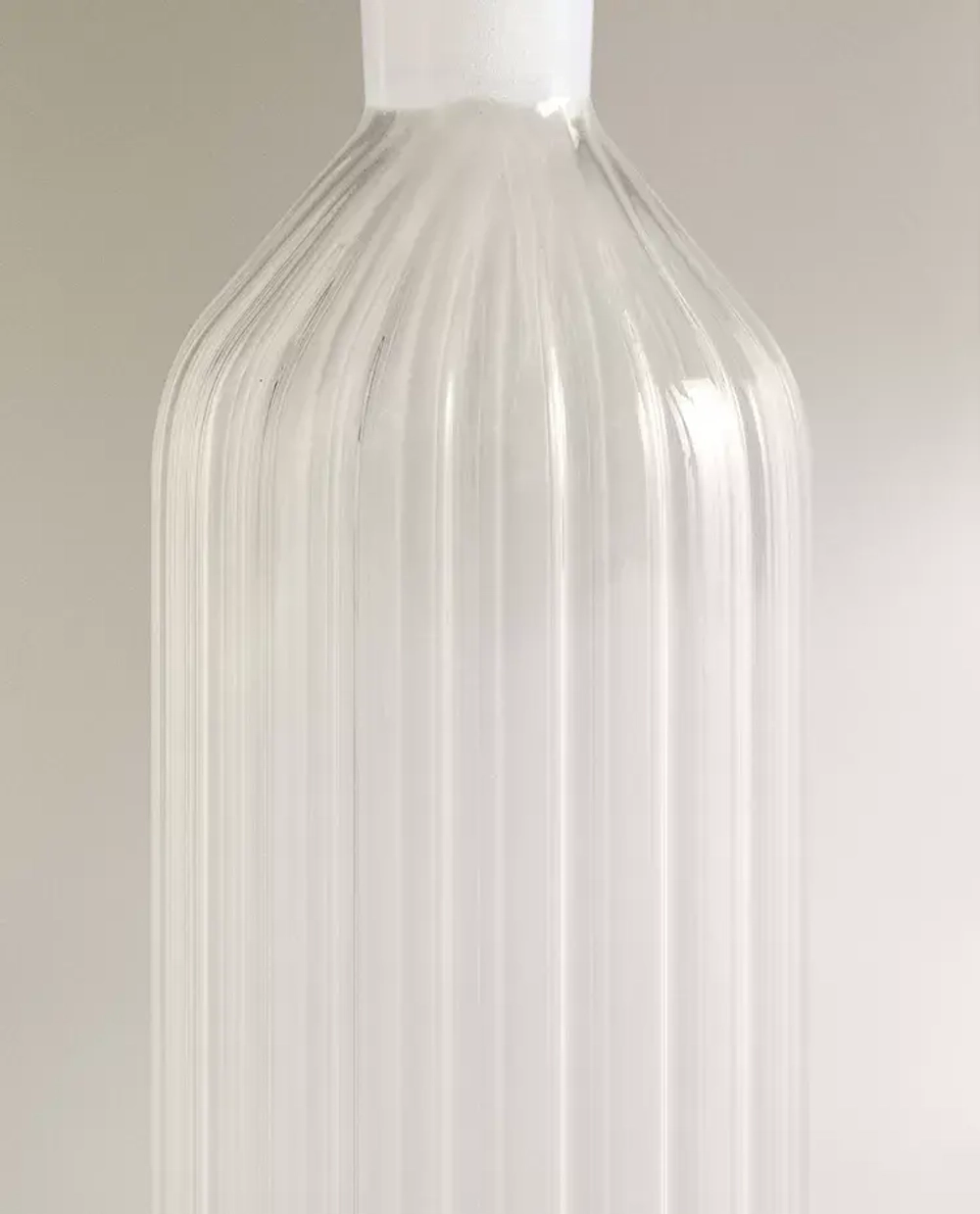 ZARA HOME БУТЫЛКА ИЗ ТЕРМОСТОЙКОГО СТЕКЛА ДЛЯ МАСЛА И УКСУСА, ПРОЗРАЧНЫЙ