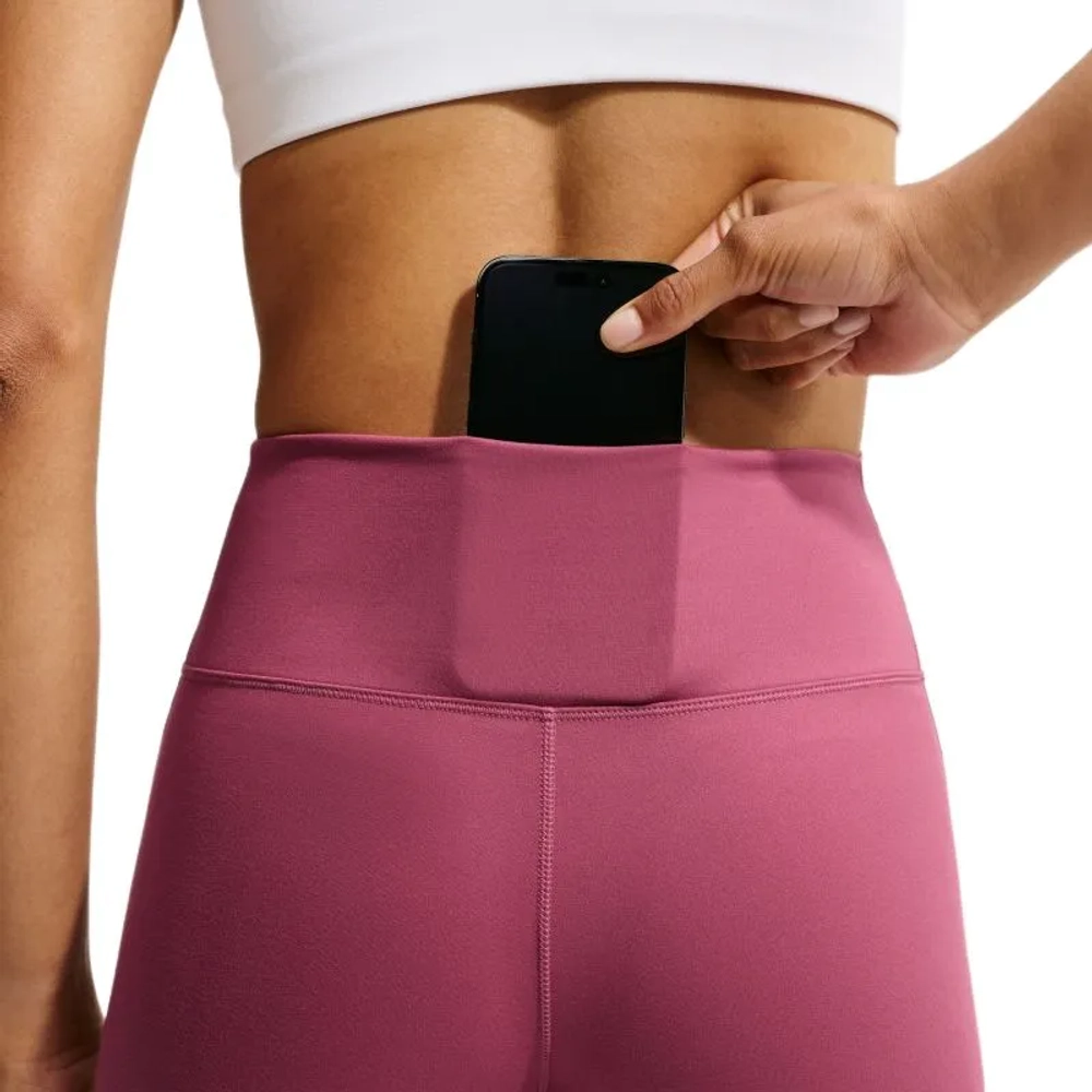 Леггинсы Nike Graphic 7/8 High Waist - pink smoke/white