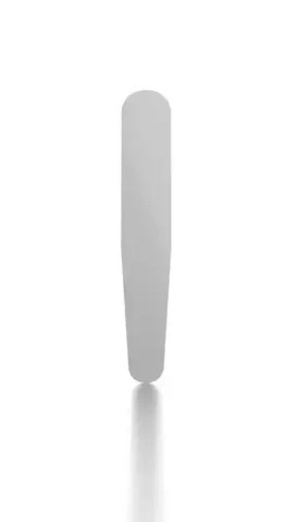 Пилка педикюрная GOLDEN TRACE (пластмассовая) (белая)
