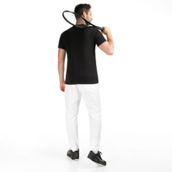 Мужское теннисное поло Nike Court Heritage RG T-Shirt Men - Black, Multicoloured