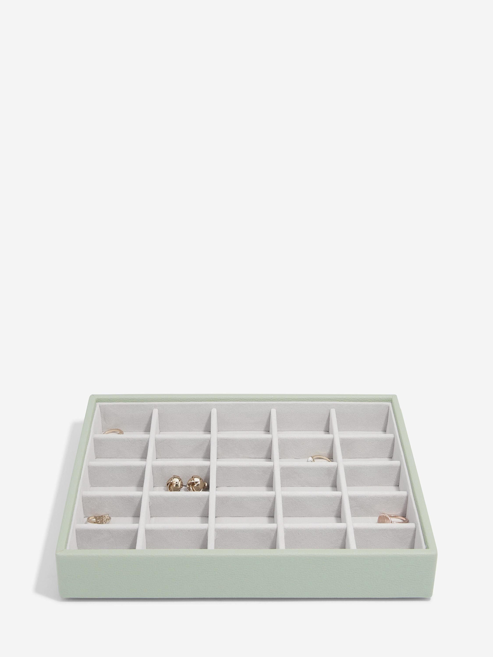 Органайзер для украшений и часов Stackers Classic Jewellery Box, 4 секции - Burgundy (Burgundy / бордовый / Burgundy / 600 / 700 / Органайзер-косметичка с крышкой)