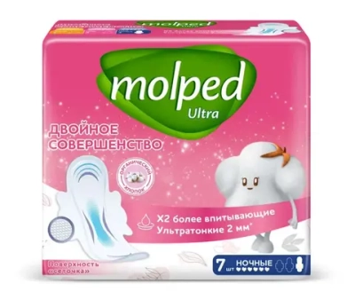 Molped ultra Ночные прокладки 7шт