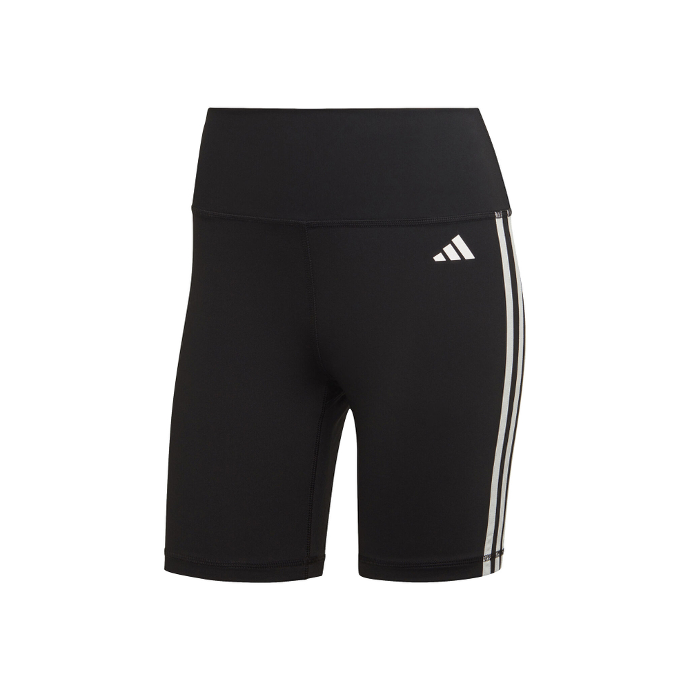 Женские теннисные брюки adidas Essentials Training 3-Stripes High-Waisted Tight Women - Black, White