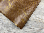 Кожа питона цв. Бежевый / Lucrecio Gold Beige, толщ. 0,5-0,7 мм