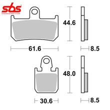 SBS 839SP тормозные колодки передние