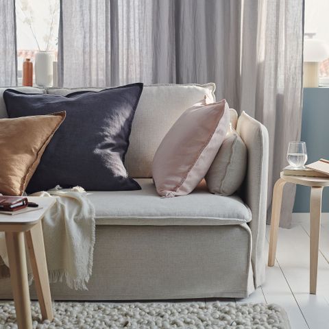 Чехол на подушку IKEA DYTAG (ДЮТОГ), Темно-серый, 65x65 см