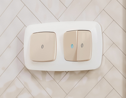 OF140103 Рамка OMEGA Ecta (Белый глянец) 3-ая