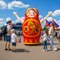 Надувная Матрешка Зазывала