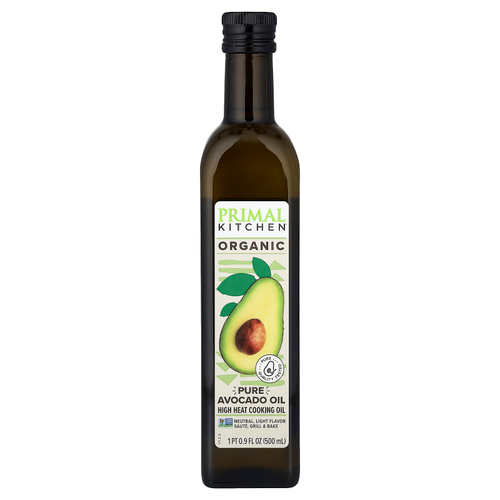 Primal Kitchen, органическое чистое масло авокадо, 500 мл (1 пинта и 0,9 жидк. унции)