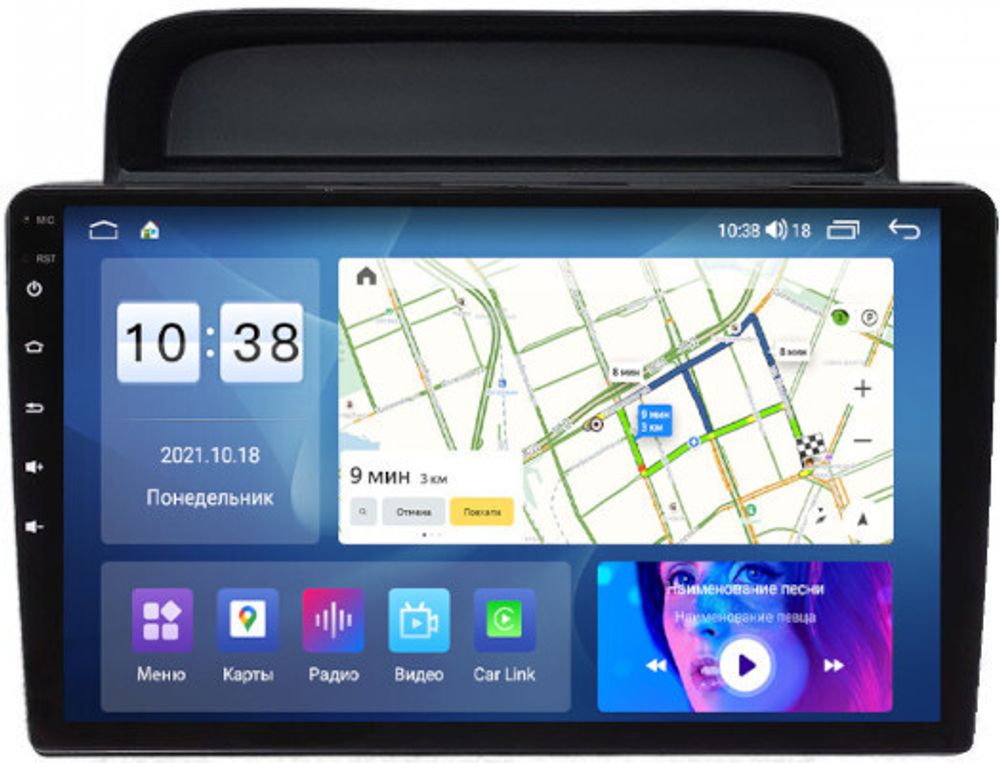 Магнитола для Toyota Land Cruiser 100, Lexus LX470 1998-2002 (климат на ШГУ) - Parafar PF449UHD на Android 13, Быстрая, QLED, CarPlay, 4G SIM-слот