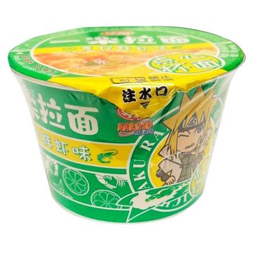 Лапша быстрого приготовления Naruto Dim Sum Cup Shrimp & Lime Flavour со вкусом креветки и лайма, 35 г (Китай)
