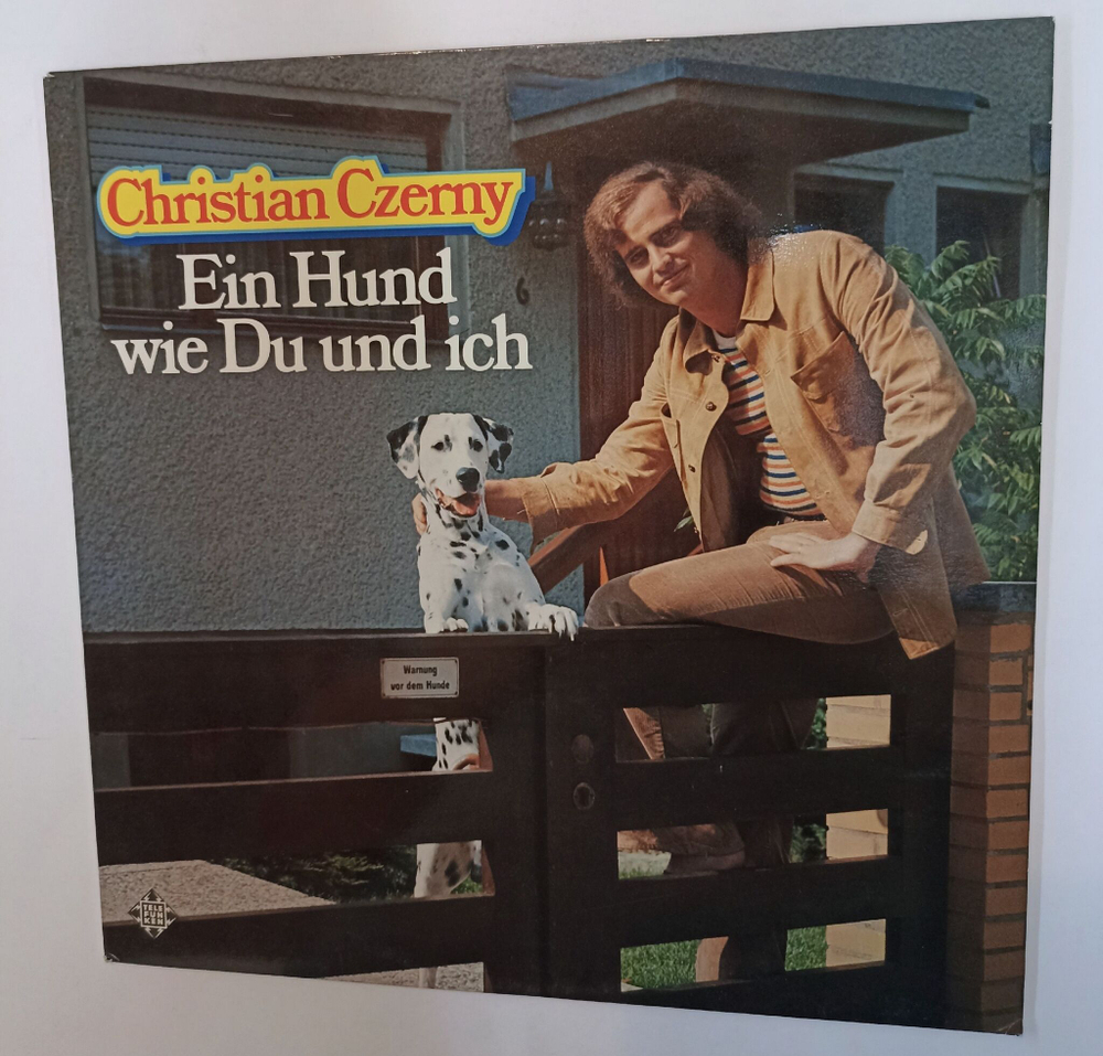 Винтажная виниловая пластинка LP Christian Czerny Ein Hund Wie Du Und Ich (Germany 1974)