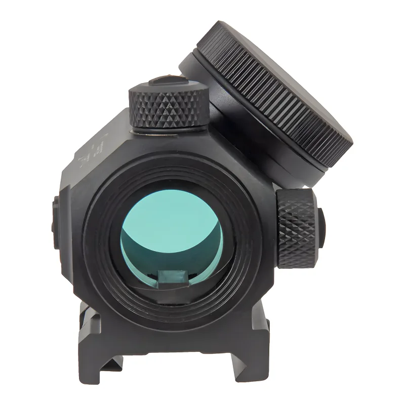 Коллиматор Target Optic 1x22, Weaver, красная марка, проставка, аккумулятор - вид спереди со стороны линзы