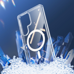 Усиленный прозрачный чехол с MagSafe от Dux Ducis для Samsung Galaxy S25 Ultra, серия Clin Mag Series Case