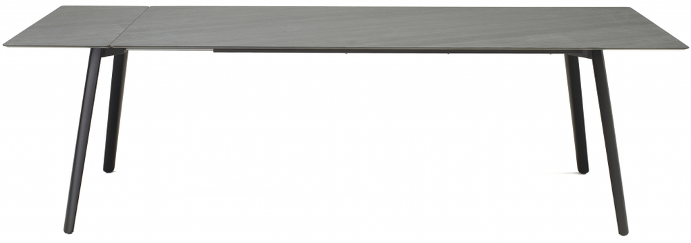 Стол ламинированный раздвижной Scab Design Squid Extendable, черный, сланец