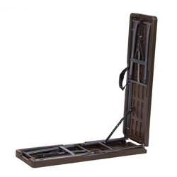 Комплект EasyTable: складной стол T180 Wooden и 2 скамьи B180 Wooden, под дерево