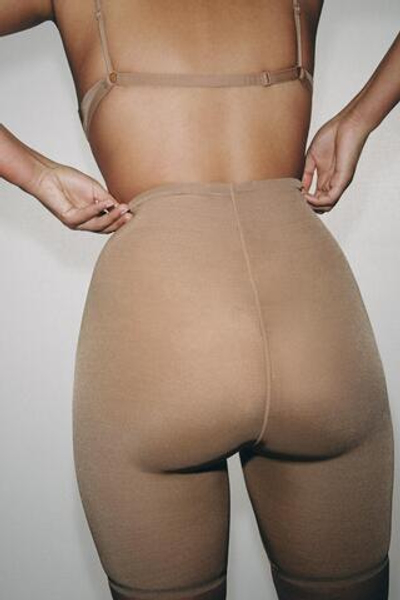 ШОРТЫ-ВЕЛОСИПЕДКИ ИЗ ПОЛИАМИДА С СЕТЧАТЫМИ ВСТАВКАМИ — ZARA