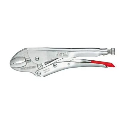 Клещи зажимные никелирование 250 мм Knipex 41 04 250