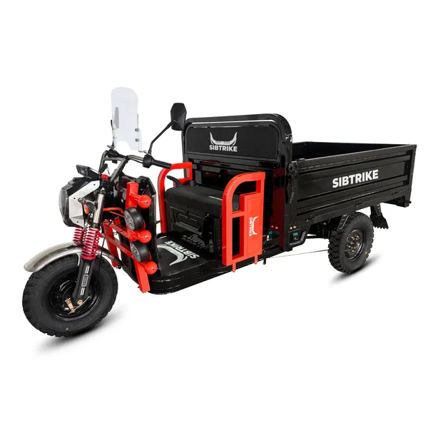 Грузовой электрический трицикл WHITE SIBERIA SIBTRIKE CARGO 1.8 3000W (60V/62Ah) фото №3