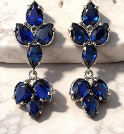 Ювелирные серьги из серебра 925 пробы
