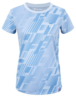Женская теннисная футболка Tecnifibre X-Loop - небесный