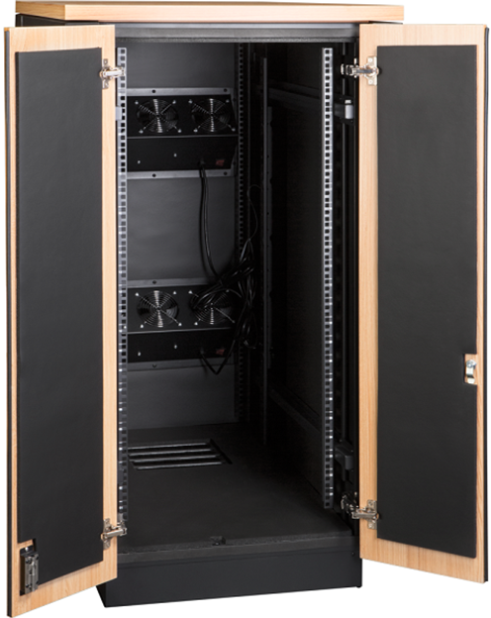 Шкаф напольный 19", 24U Lanmaster LAN-DC-CBSP-24U-WD