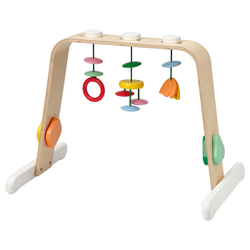 IKEA LEKA  (ИКЕА ЛЕКА)  -  Стойка с игрушками - берёзовая фанера/разноцветная