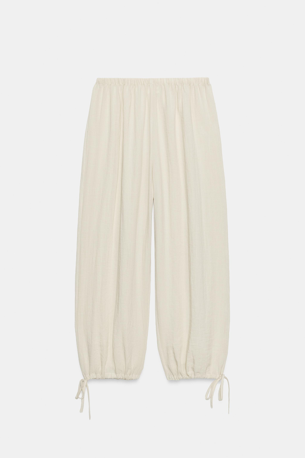 БРЮКИ В КЛЕТКУ С РЕГУЛИРУЕМЫМ НИЗОМ — ZARA