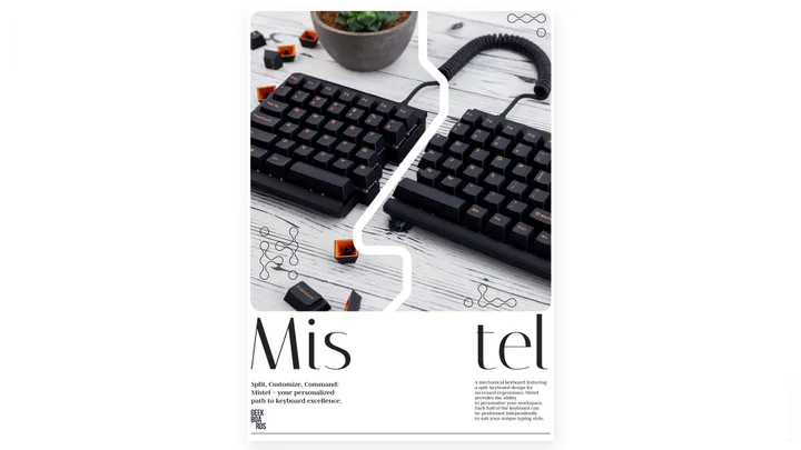 Постер Geekboards «Divided Mis tel»