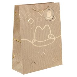 GAEM Пакет подарочный S (бумага 210г/м2, блок микс 12шт), L18 W8,5 H23,5 см, 4в.