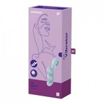 Мультифункциональный вибратор для тройной стимуляции Satisfyer Tri Ball 2 голубой