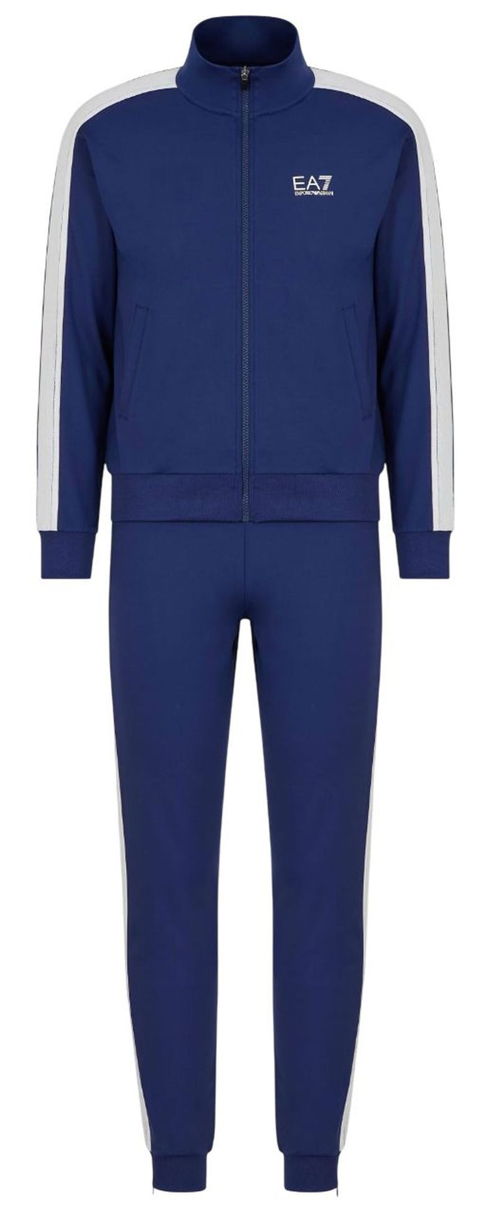 Женский теннисный костюм EA7 Woman Jersey - небесный