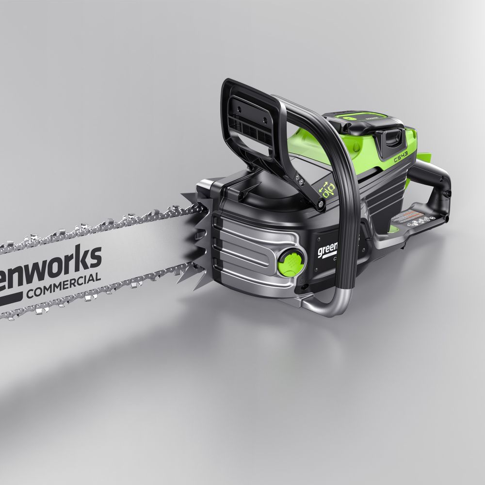 Цепная пила аккумуляторная Greenworks OCS800, 82V, 5,0 кВт, 50 см, бесщеточная, с АКБ 5Ач и ЗУ (2009707UB)