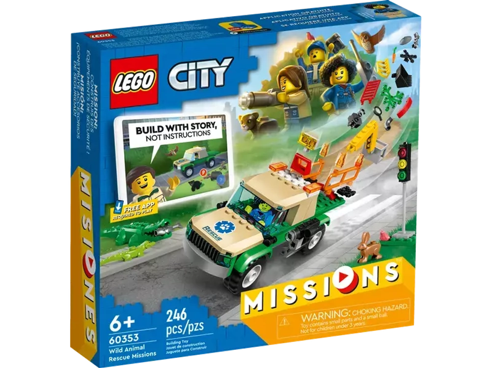 (Бронь) LEGO® 60353 Wild Animal Rescue Missions