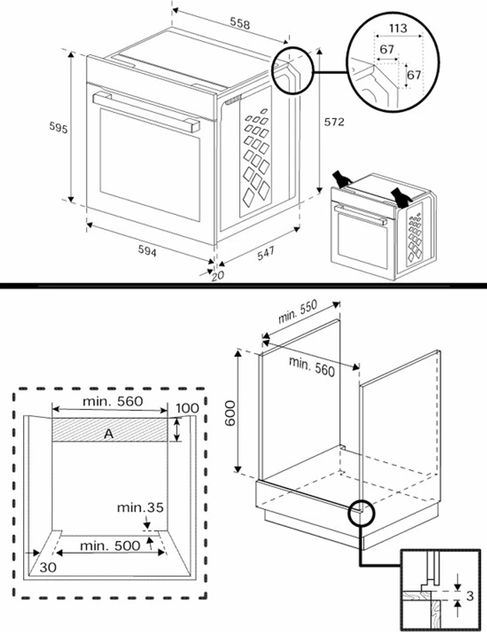 Электрический духовой шкаф Hotpoint HFE8 1231 JSH IX